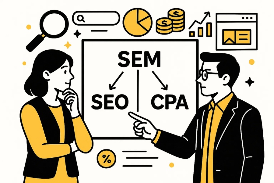 SEM, SEO, CPA — что это такое и как выбрать подходящий метод продвижения