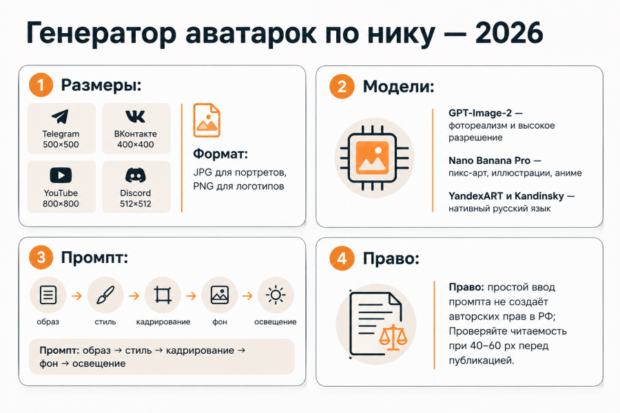 Генератор аватарок по нику: как создать аватарку нейросетью без фото в 2026 году
