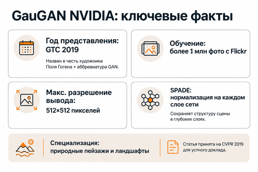 GauGAN от NVIDIA: как нейросеть превращает набросок в фотореалистичный пейзаж