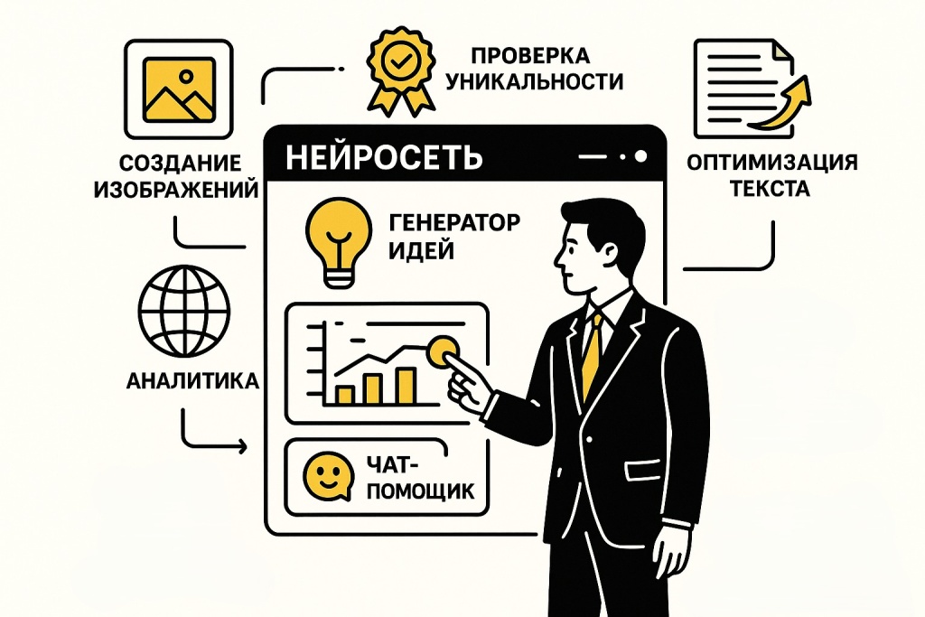 Vspomogatelnye vozmozhnosti nejrosetej (1).jpeg Дополнительные функции ИИ для SEO-специалистов.