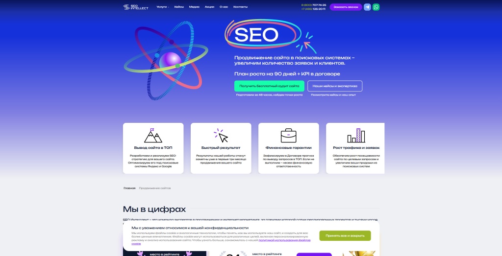 SEO Интеллект скриншот.