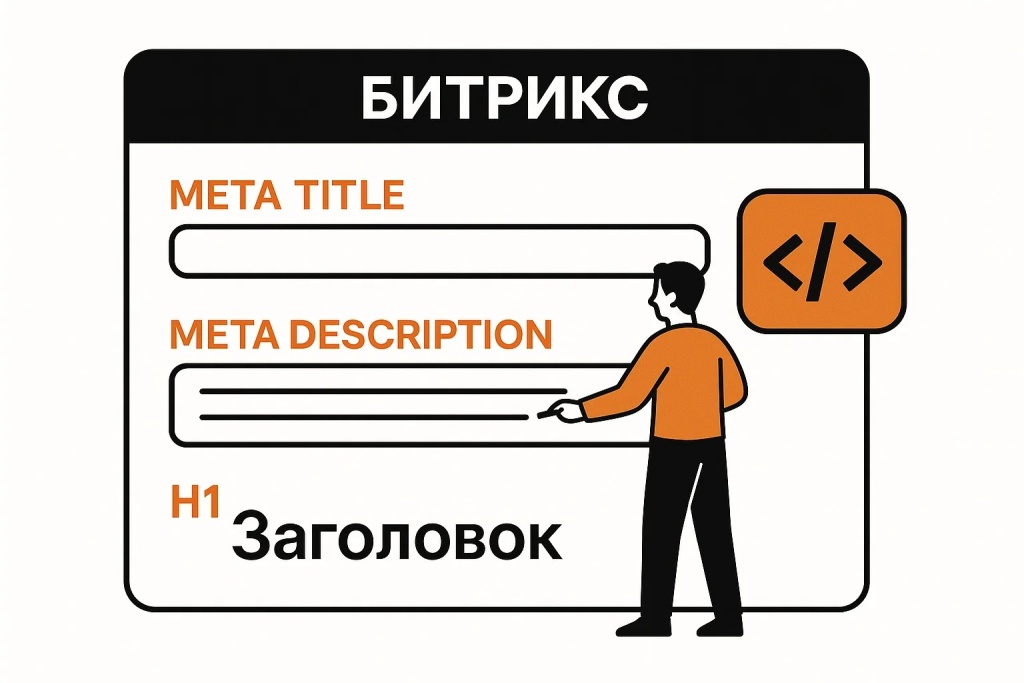 Настройка meta title, meta description и H1 в Битрикс для SEO оптимизации сайта Настройка meta title, meta description и H1 в Битрикс для SEO оптимизации сайта