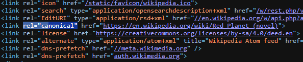 Указание rel=canonical как часть внутренней оптимизации сайта.