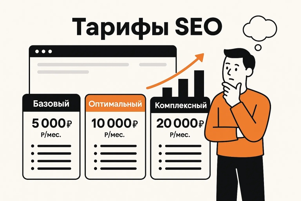 Тарифы SEO с ценами и планами продвижения сайтов.