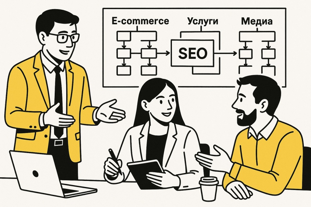 Где используется SEO — отрасли и специалисты.