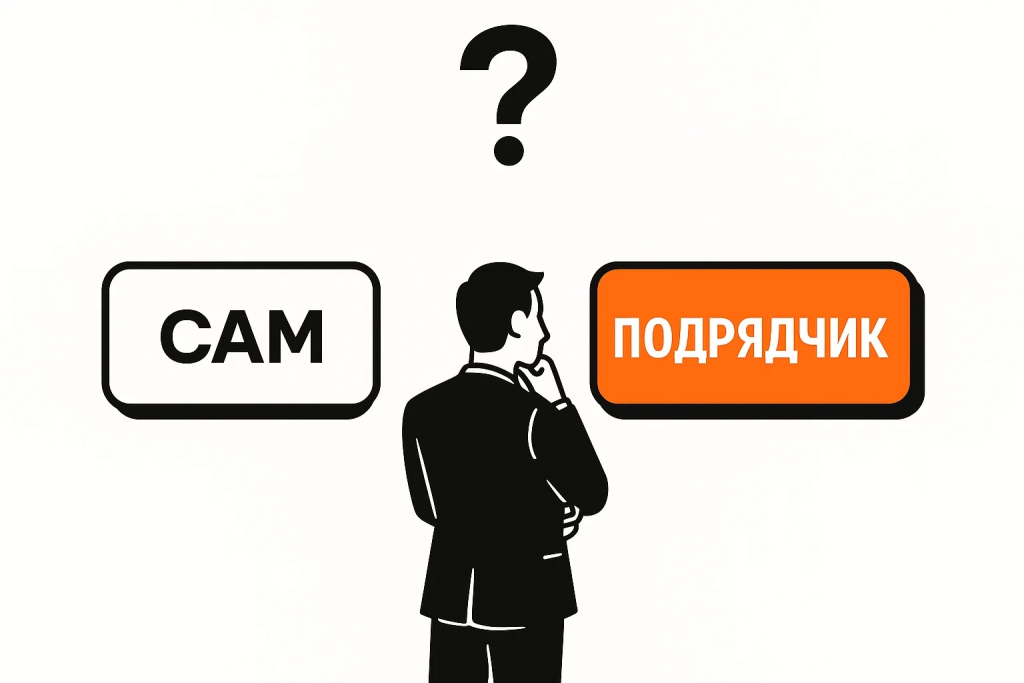 Podvedenie-itogov-i-dalneyshie-shagi.jpg Иллюстрация принятия решения: продвигаться самостоятельно или привлекать подрядчиков.