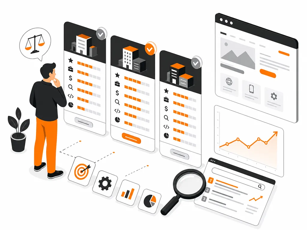 Выбор агентства для разработки сайта и SEO-продвижения.