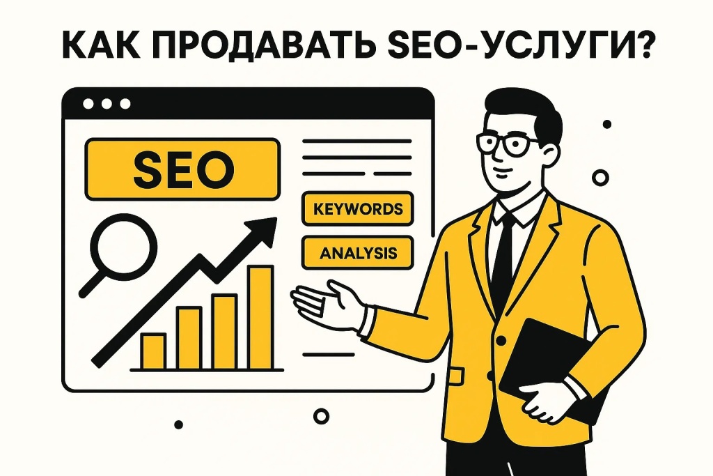 Как продавать услуги SEO, ключевые слова и аналитика.