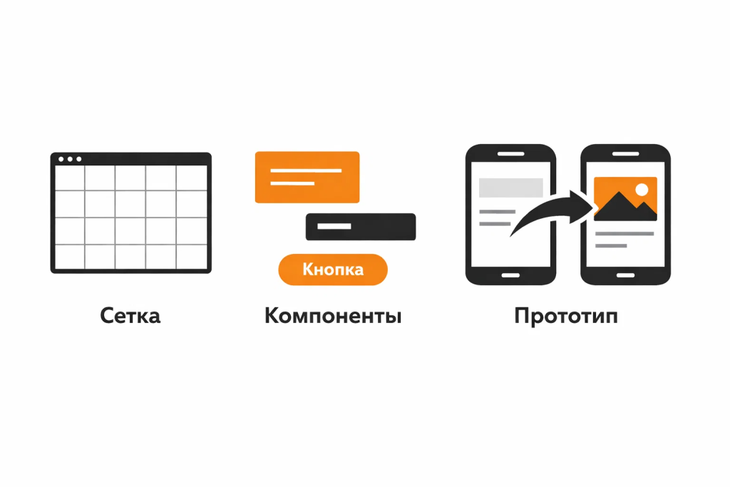 Инструменты для создания интерфейсов и прототипов.
