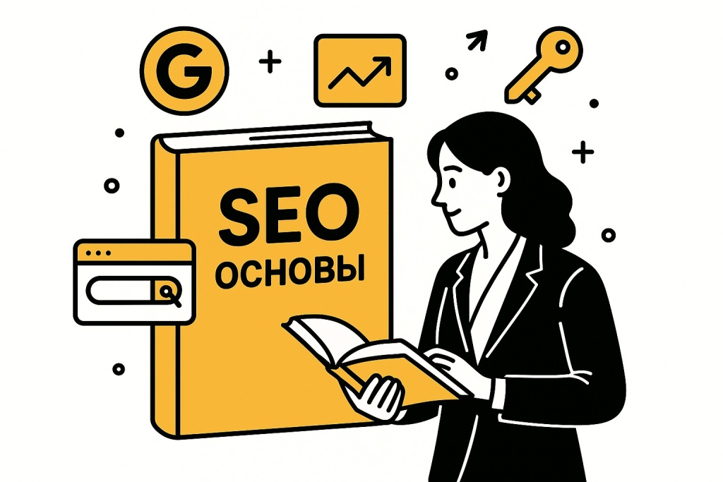 Основы SEO для начинающих в книжном формате.