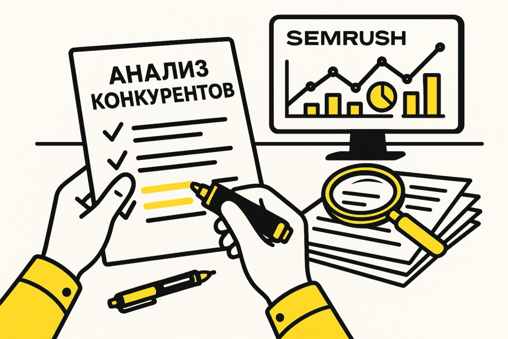 Podgotovka temy i analiz konkurentov.jpeg Анализ SEO-конкурентов с документами и графиками.