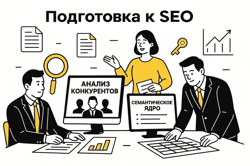 Подготовка к SEO с анализом конкурентов и семантическим ядром для продвижения сайта. Подготовка к SEO с анализом конкурентов и семантическим ядром для продвижения сайта.