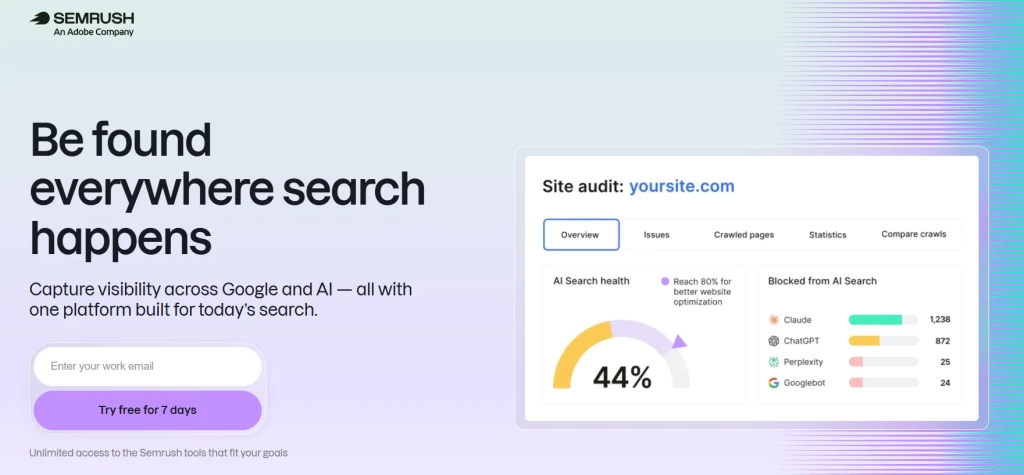Semrush Keyword Magic Tool для подбора и анализа SEO-ключевых слов