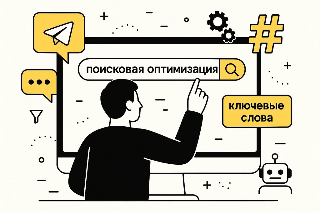 Поиск ключевых слов для SEO стратегии и оптимизации сайта в поисковых системах.