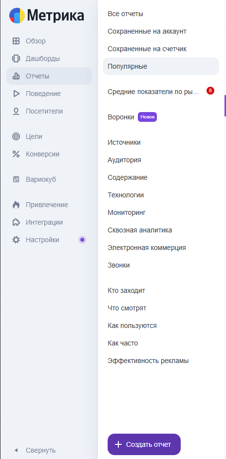 sozdat-otchet-v-yandex-metrike.png Создание отчёта в Яндекс Метрике для расчета прогноза трафика сайта.