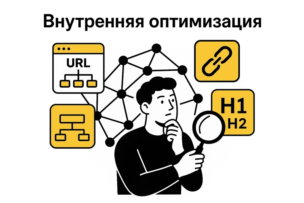 Внутренняя оптимизация сайта с анализом URL, заголовков и структуры. Внутренняя оптимизация сайта с анализом URL, заголовков и структуры.