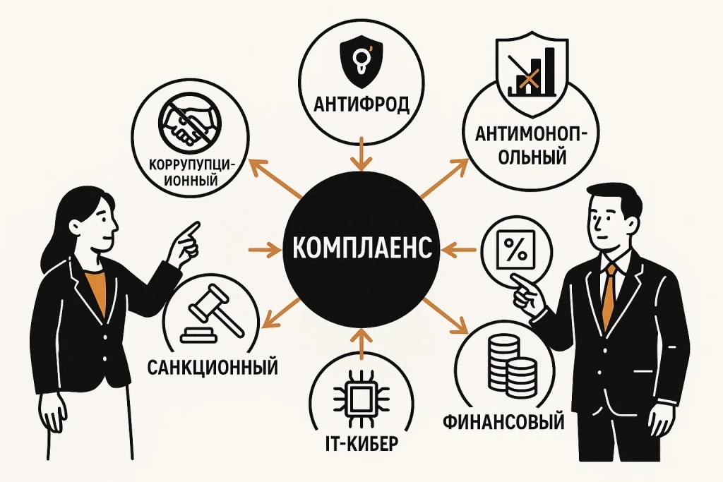 Виды комплаенса включая антикоррупционный, антифрод, финансовый и IT-кибер Виды комплаенса включая антикоррупционный, антифрод, финансовый и IT-кибер