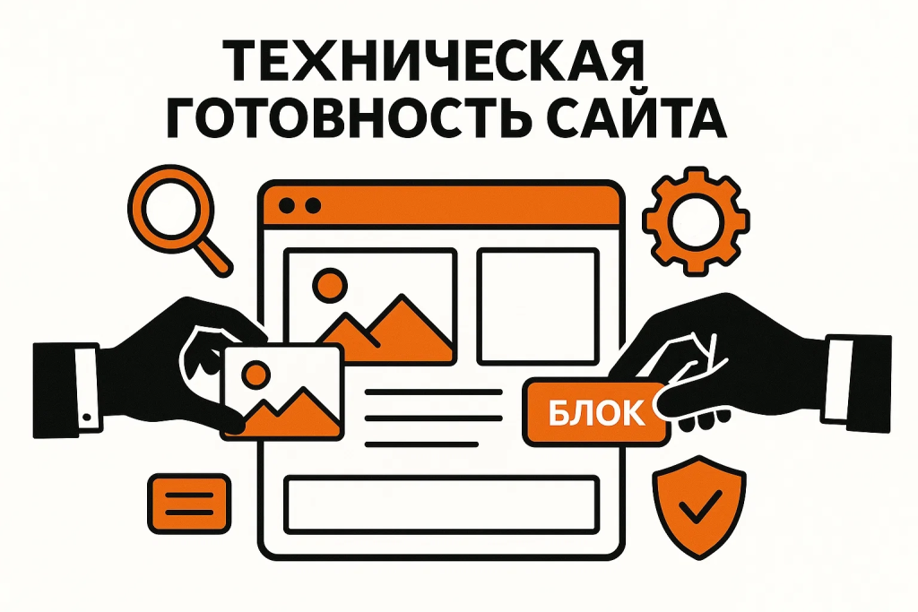 Podgotovka-sayta-k-prodvizheniyu.jpg Иллюстрация технического аудита и подготовки структуры сайта для успешного продвижения в поиске.