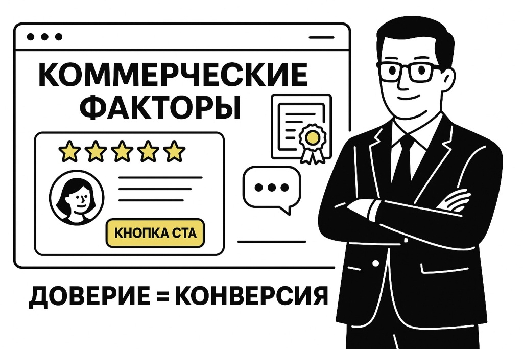 Усиление коммерческой привлекательности страницы.