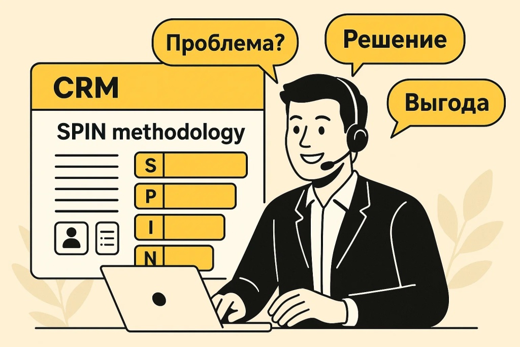 Методология SPIN для сценария первого звонка.