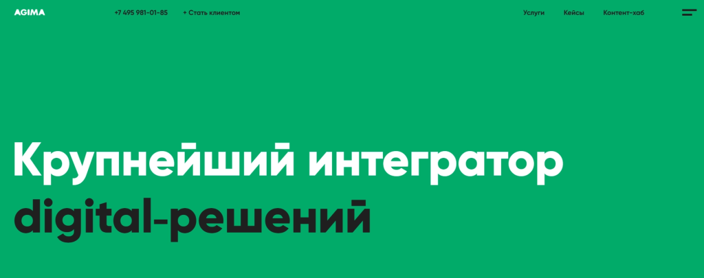 Agima: разработка веб-сервисов и мобильных E-commerce приложений на основе данных.