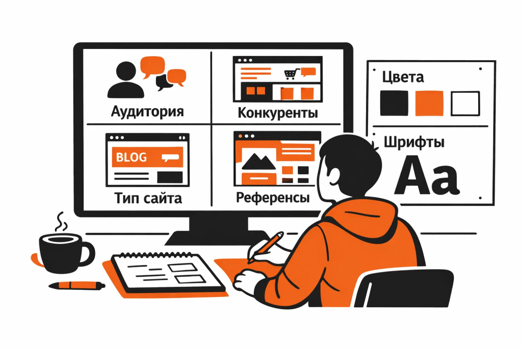 Базовые принципы веб-дизайна: структура, акценты, пользовательский опыт.