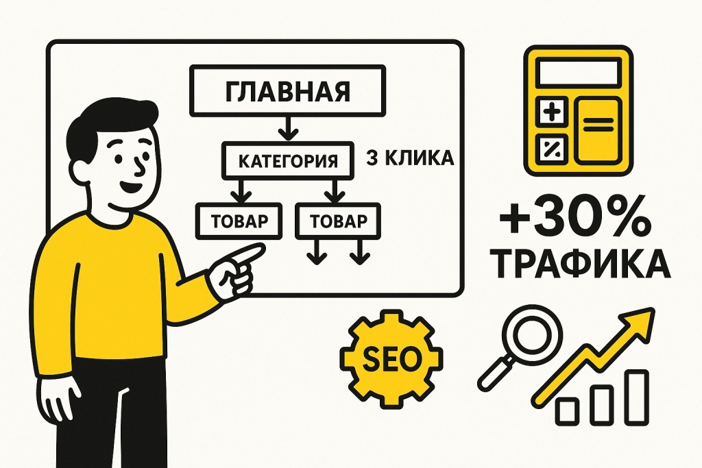 Оптимальная структура сайта для SEO и удобства пользователей.