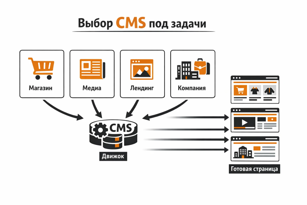 cms-by-business-tasks.png Выбор CMS под задачи бизнеса: магазин, медиа, лендинг, корпоративный сайт.