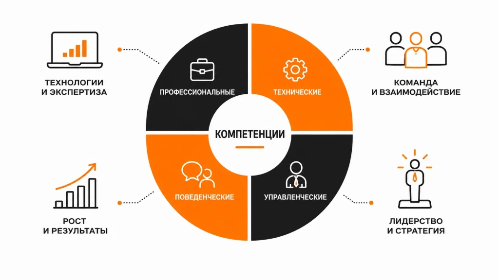vidy-kompetenciy.webp Виды компетенций в круговой схеме для оценки сотрудников.