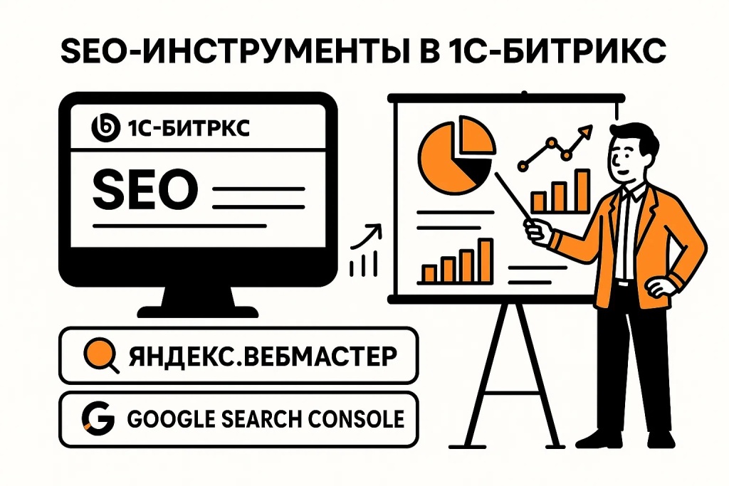 SEO инструменты 1с битрикс для продвижения с яндекс вебмастер и google search console. SEO инструменты 1с битрикс для продвижения с яндекс вебмастер и google search console.