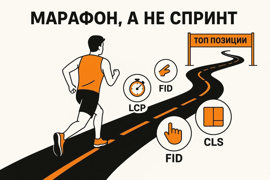 Долгосрочный процесс SEO оптимизации с постоянным мониторингом метрик производительности LCP FID и CLS. Долгосрочный процесс SEO оптимизации с постоянным мониторингом метрик производительности LCP FID и CLS.