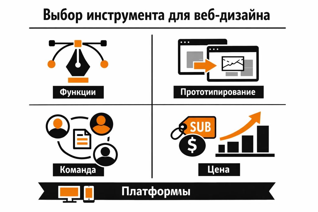 Критерии выбора софта для веб-дизайна.