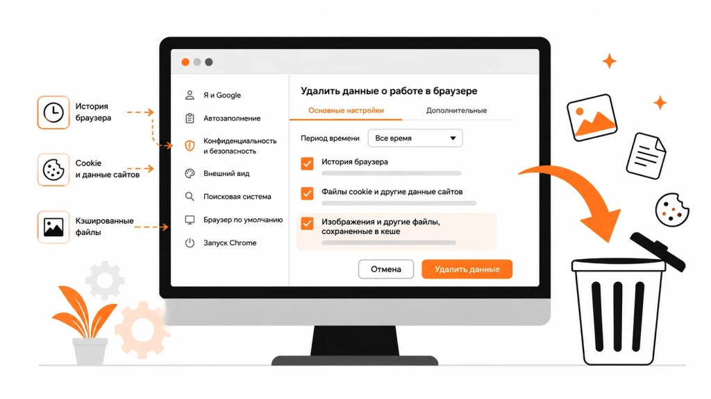 ochistka-kesha-chrome-na-kompyutere.webp Очистка кэша Chrome на компьютере через настройки.