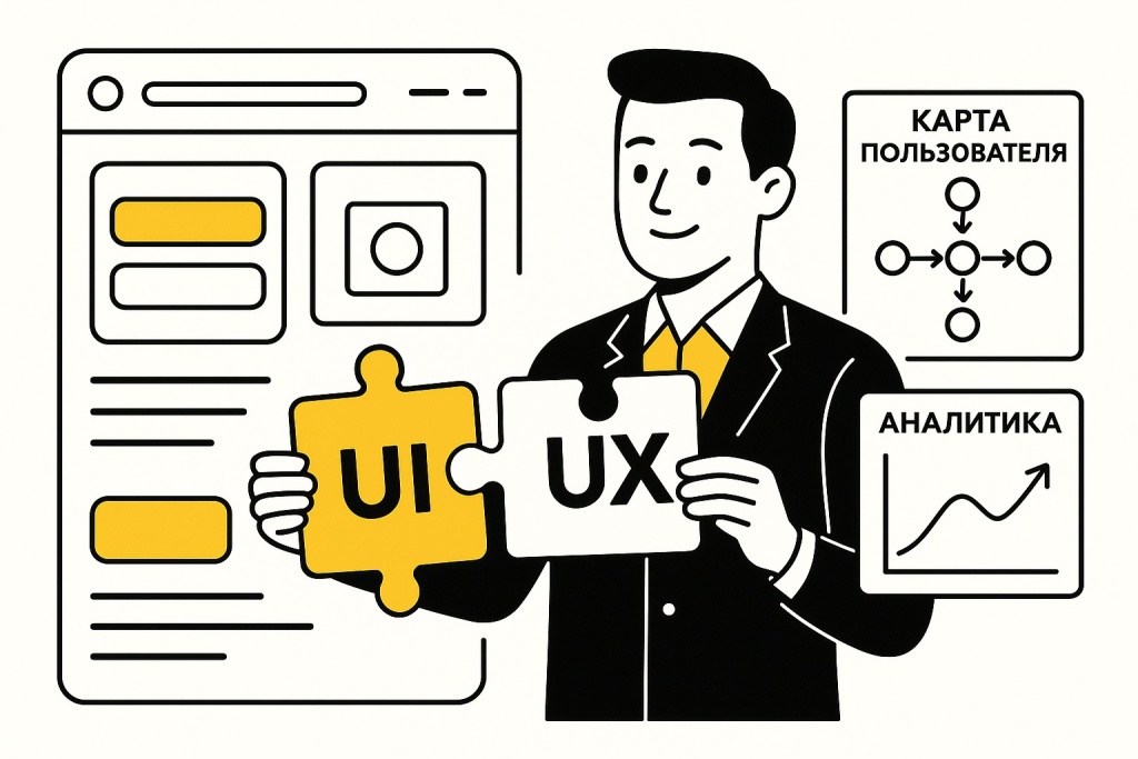 Связь UI и UX в дизайне цифровых продуктов.