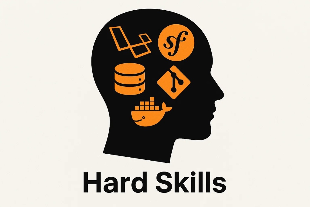 Hard skills программиста с Laravel, Symfony, Git, Docker и базой данных