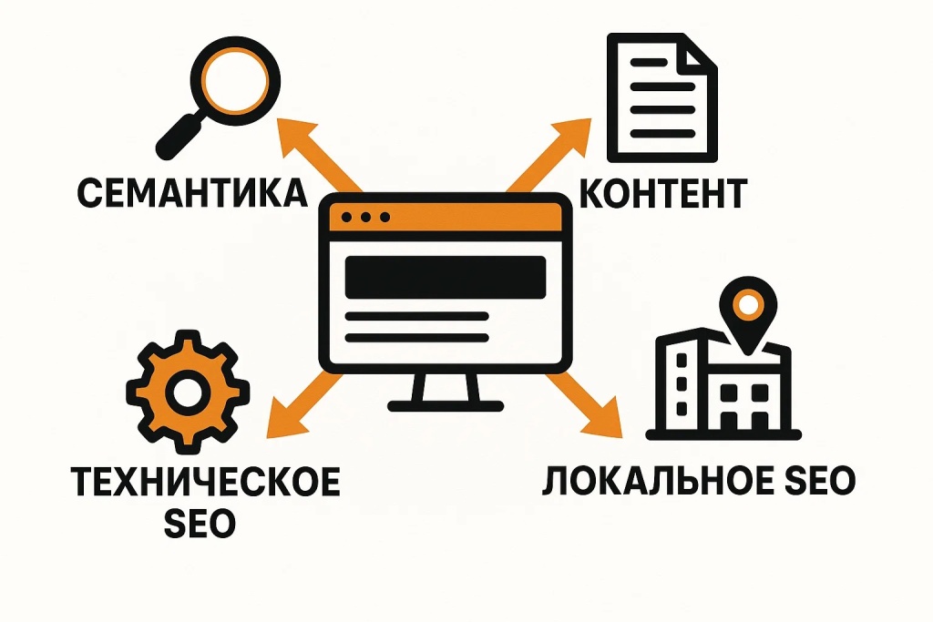 Взаимосвязь семантики контента с техническим и локальным поисковым продвижением сайта. Взаимосвязь семантики контента с техническим и локальным поисковым продвижением сайта.