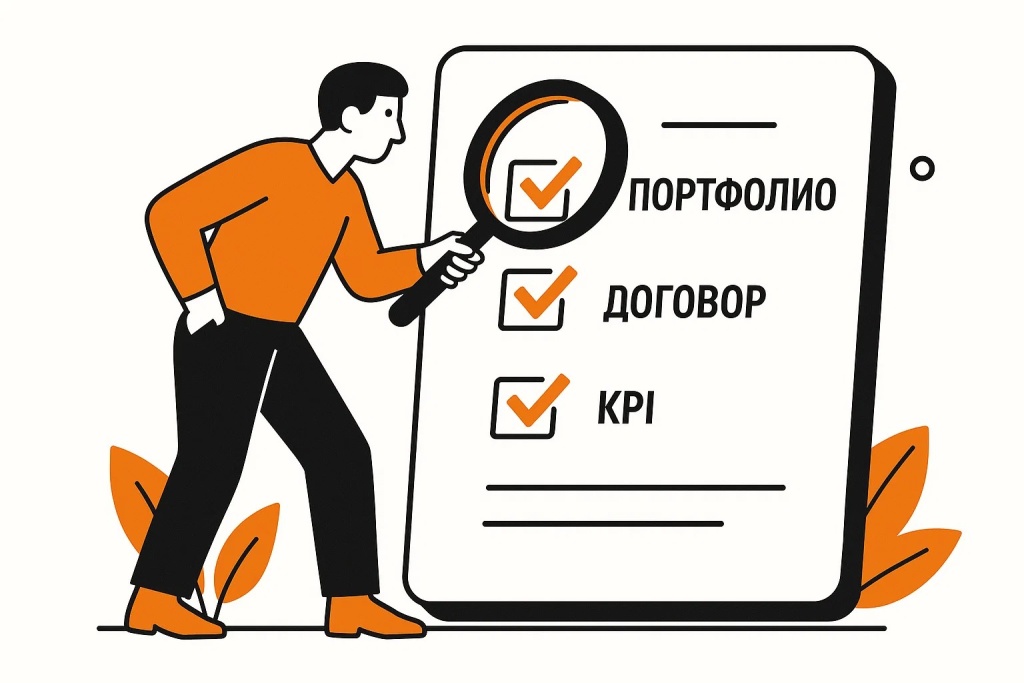 Три ключевых элемента для начала сотрудничества: портфолио работ, договор и KPI