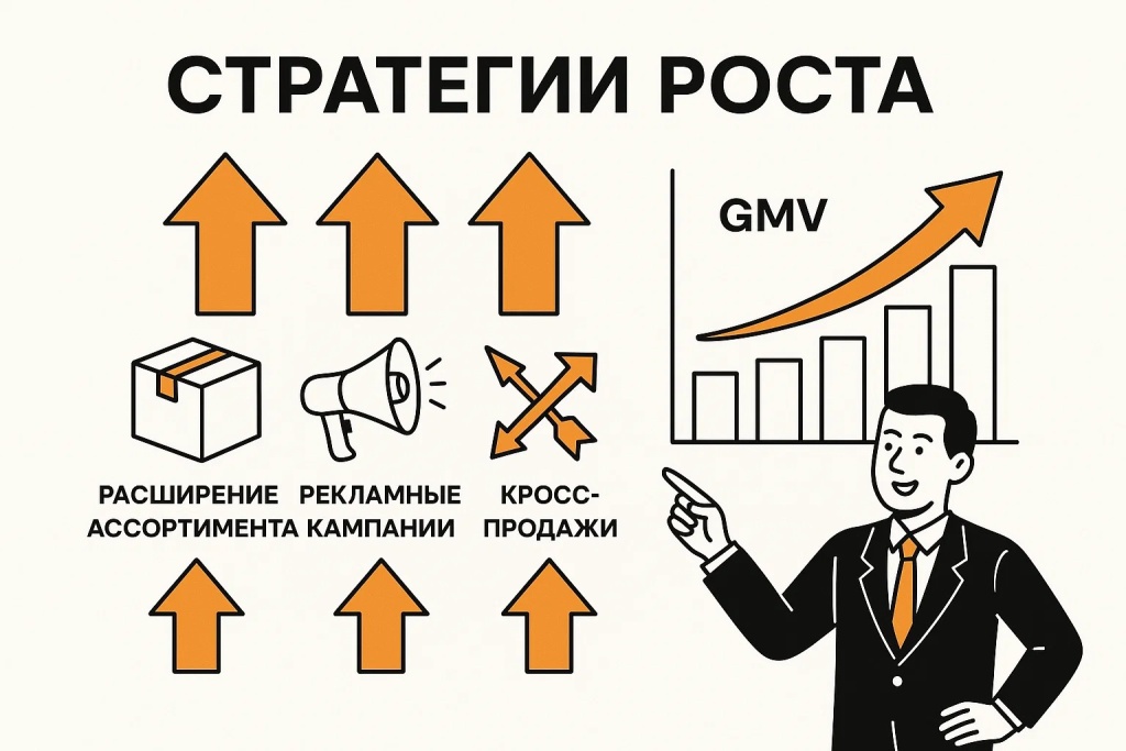 Стратегии роста бизнеса с расширением ассортимента, рекламой и кросс-продажами Стратегии роста бизнеса с расширением ассортимента, рекламой и кросс-продажами