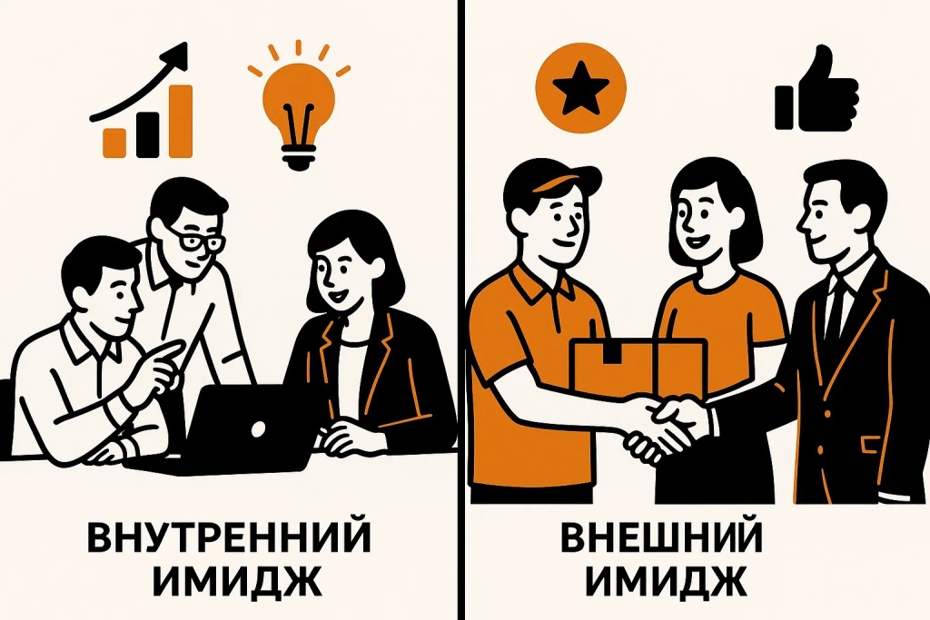 Два основных компонента имиджа бренда внутренний и внешний Два основных компонента имиджа бренда внутренний и внешний