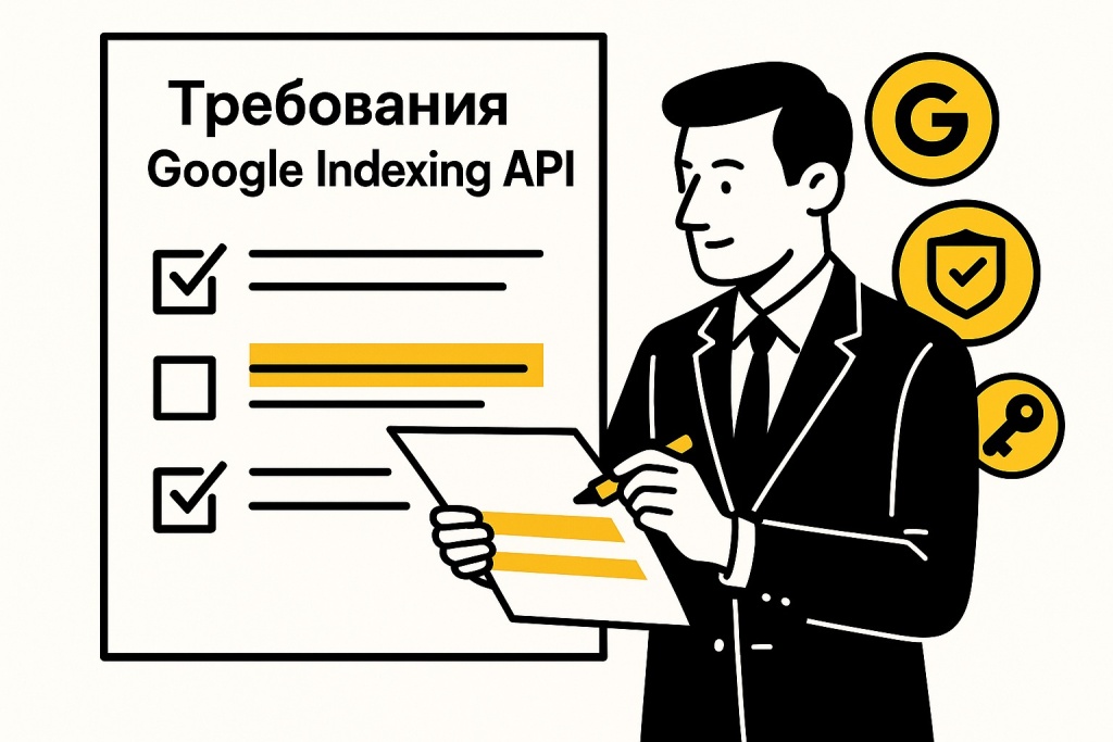 Neobhodimye usloviya pered nastrojkoj.jpeg Требования для настройки Google Indexing API.