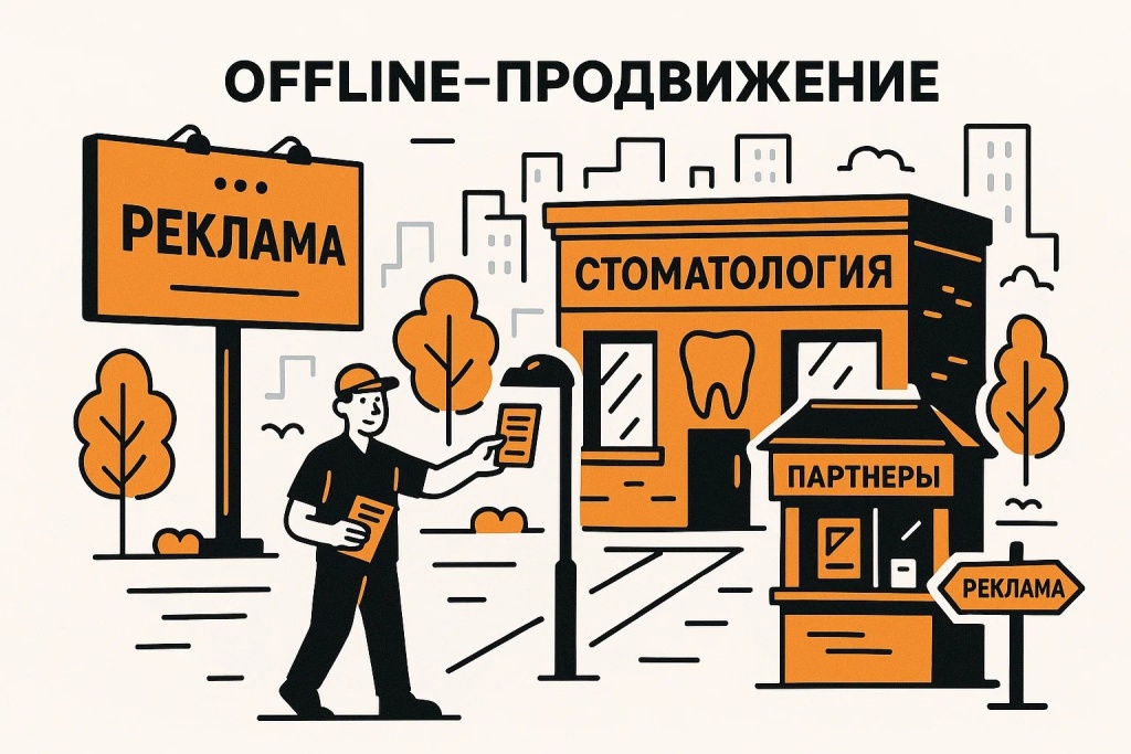 Стратегия офлайн продвижения стоматологической клиники с использованием рекламы и партнеров