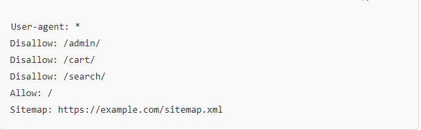 Настройка файла robots.txt для управления индексацией страниц.