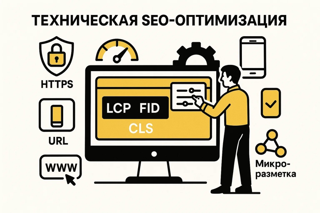 Техническая SEO оптимизация с показателями Core Web Vitals, HTTPS и микроразметкой. Техническая SEO оптимизация с показателями Core Web Vitals, HTTPS и микроразметкой.