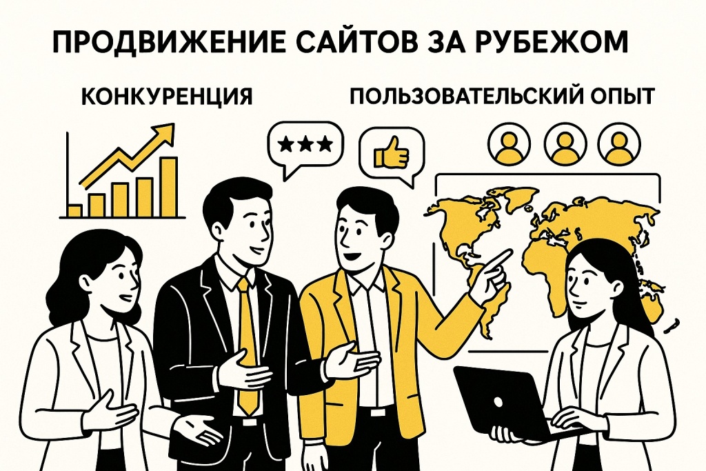 Prodvizhenie sajtov za rubezhom — klyuchevye osobennosti i vyzovy.jpeg Продвижение сайтов за рубежом: ключевые особенности и вызовы в SEO.