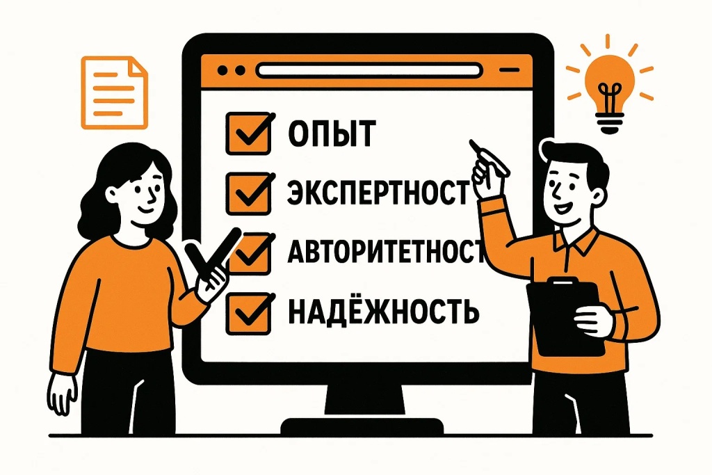Опыт экспертность авторитетность надёжность как основы стратегии E-E-A-T в SEO.