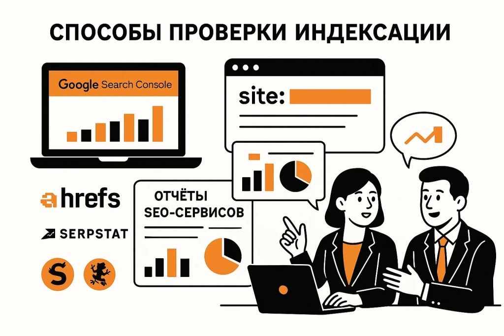 Способы проверки индексации сайта через Google Search Console и SEO сервисы.