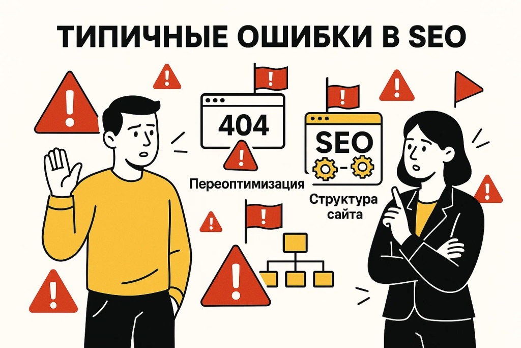 Типичные ошибки в SEO как переоптимизация, 404 и структура сайта. Типичные ошибки в SEO как переоптимизация, 404 и структура сайта.
