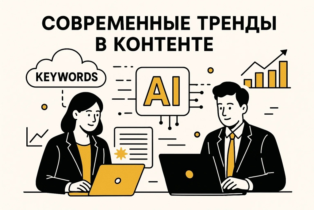 Современные тренды контента с AI, keywords и графиками для SEO-оптимизации. Современные тренды контента с AI, keywords и графиками для SEO-оптимизации.