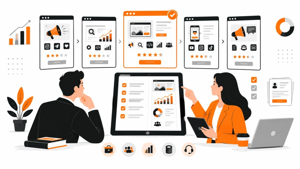 Выбор digital-агентства с сравнением рекламы, SEO, веб-разработки, аналитики и кейсов.