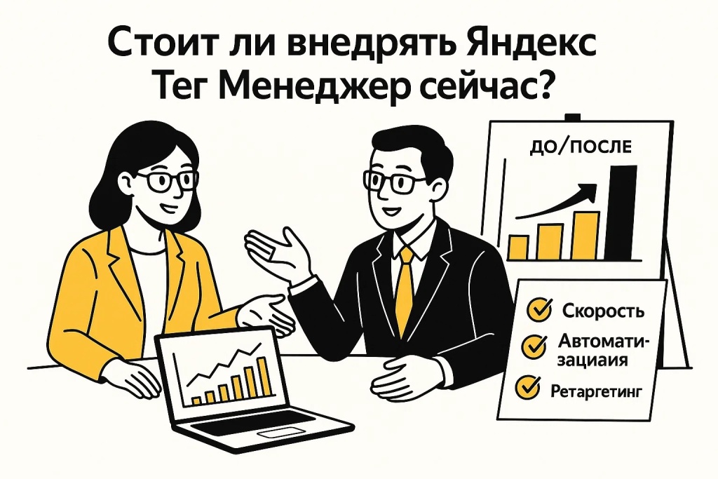 Внедрение Яндекс Тег Менеджер с преимуществами автоматизации и ретаргетинга. Внедрение Яндекс Тег Менеджер с преимуществами автоматизации и ретаргетинга.